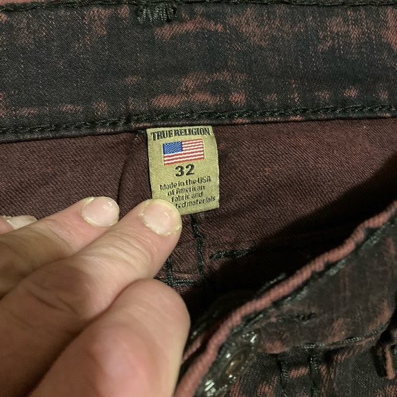 True Religion Ricky Relaxed straight and Jake Western Red Roulette complete set - Picture 6 of 11